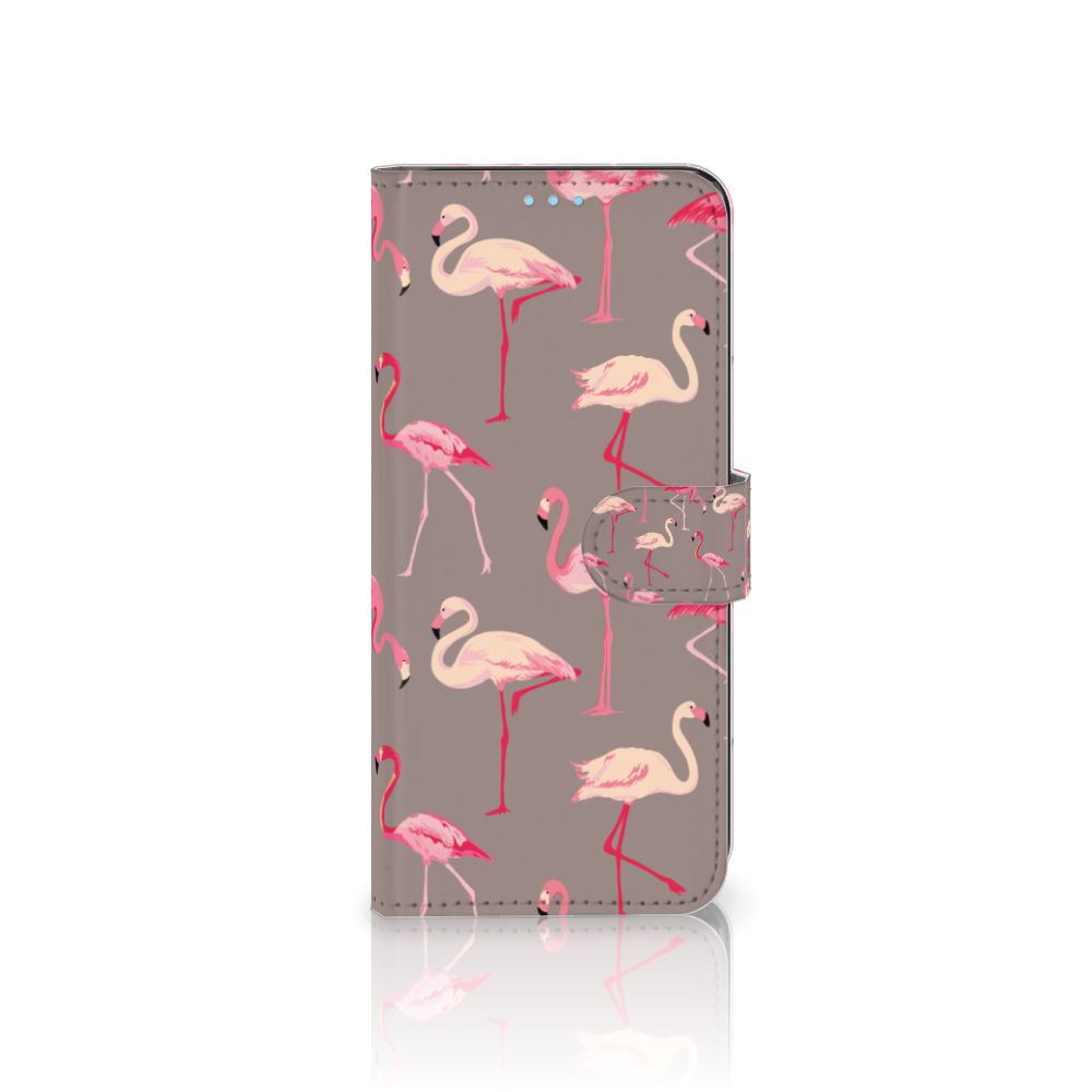 OPPO A74 4G Telefoonhoesje met Pasjes Flamingo