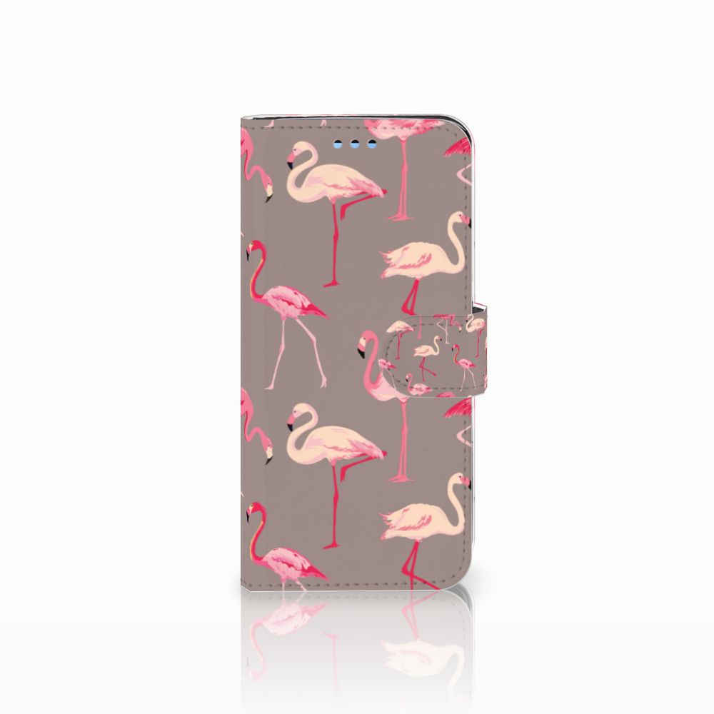 Samsung Galaxy S9 Telefoonhoesje met Pasjes Flamingo