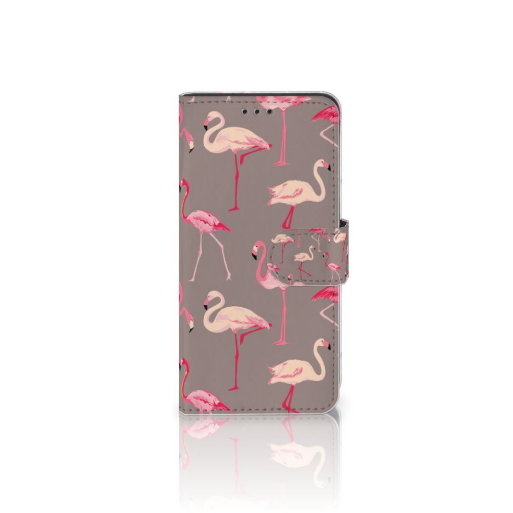 Xiaomi Mi 9 SE Telefoonhoesje met Pasjes Flamingo