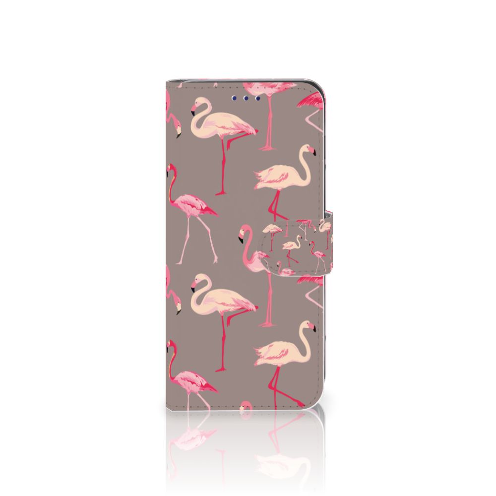 Samsung Galaxy S10 Telefoonhoesje met Pasjes Flamingo