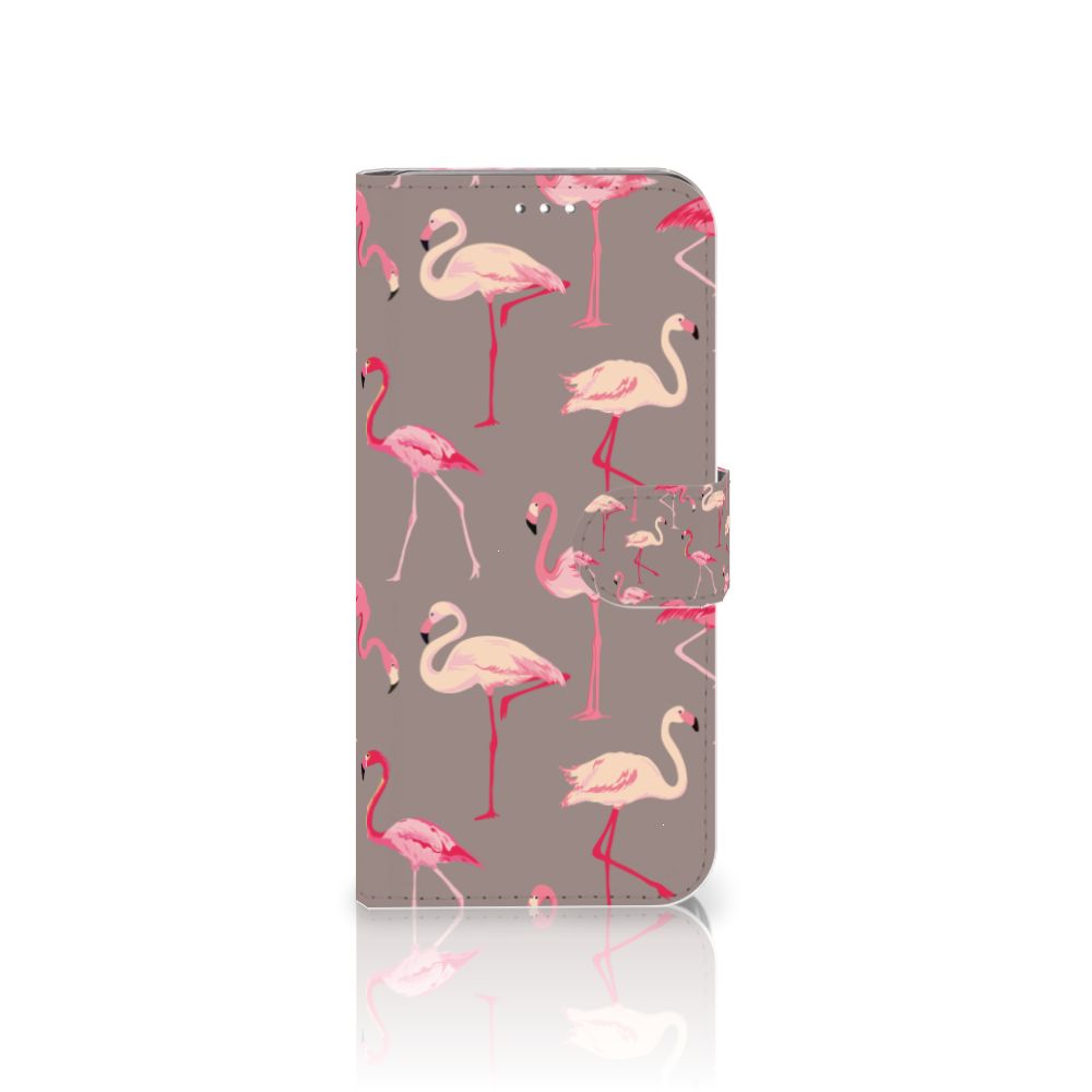 Samsung Galaxy S10 Plus Telefoonhoesje met Pasjes Flamingo