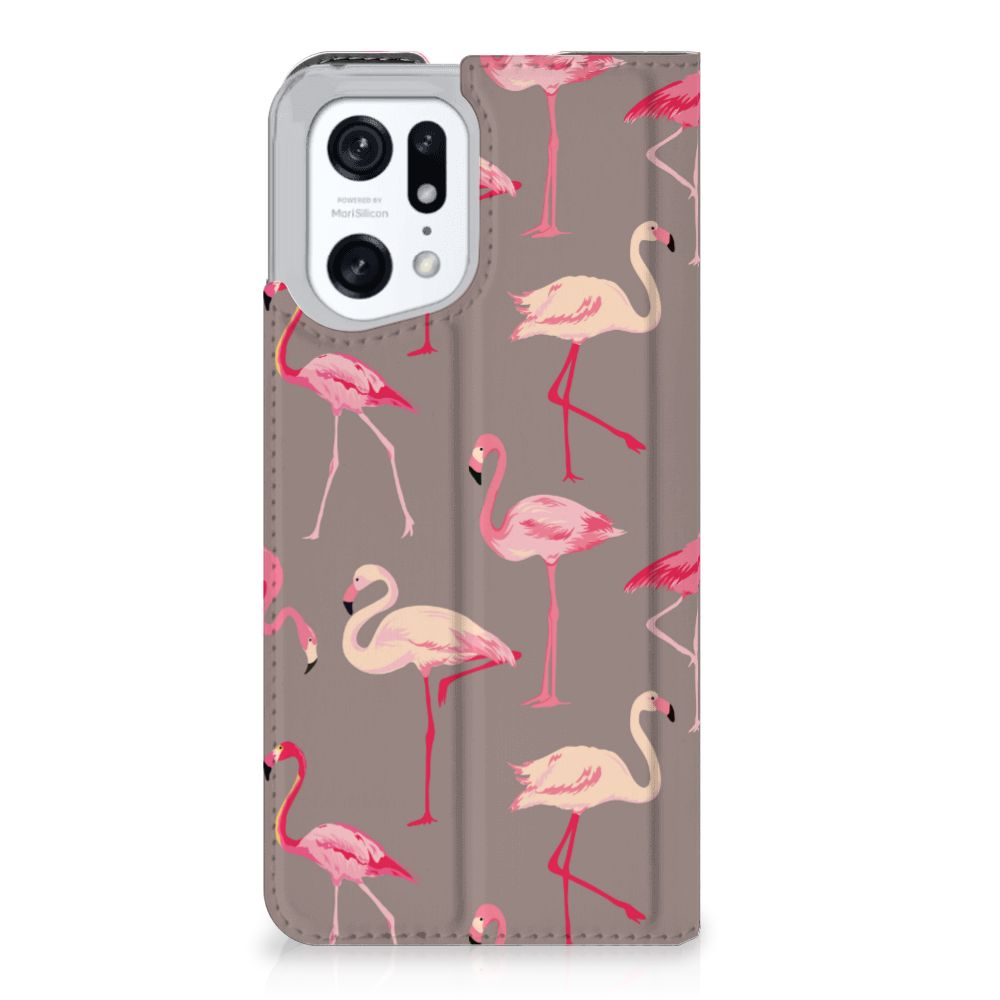 OPPO Find X5 Pro Hoesje maken Flamingo