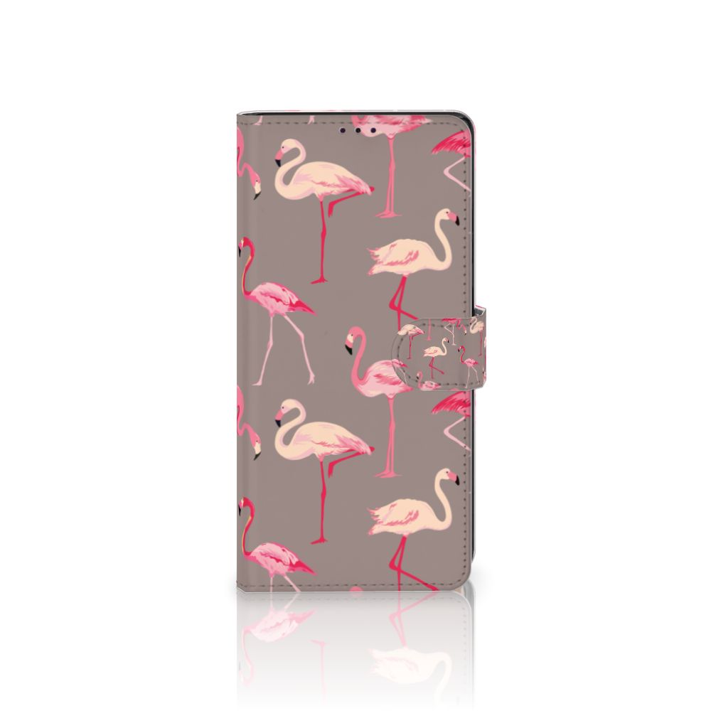 Samsung Galaxy Note20 Ultra Telefoonhoesje met Pasjes Flamingo