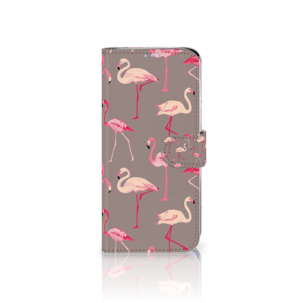 Samsung Galaxy A51 Telefoonhoesje met Pasjes Flamingo