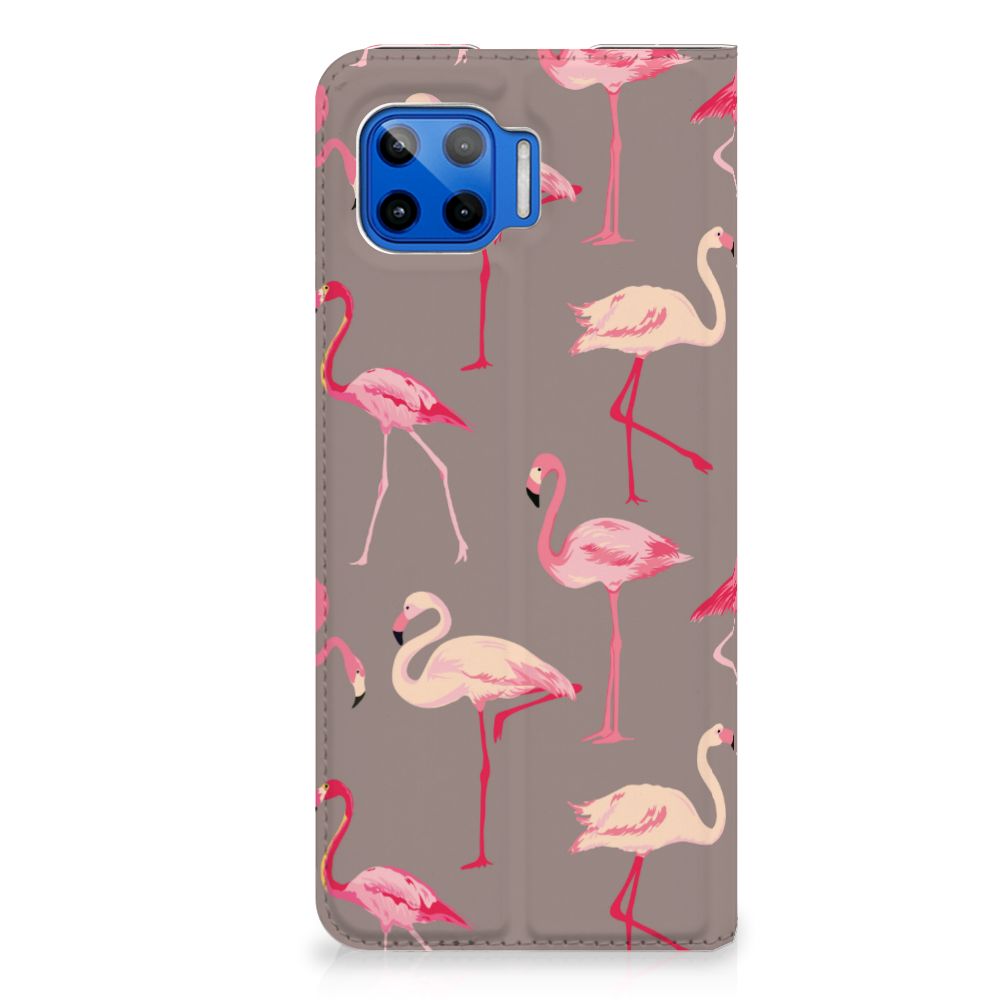 Motorola Moto G 5G Plus Hoesje maken Flamingo