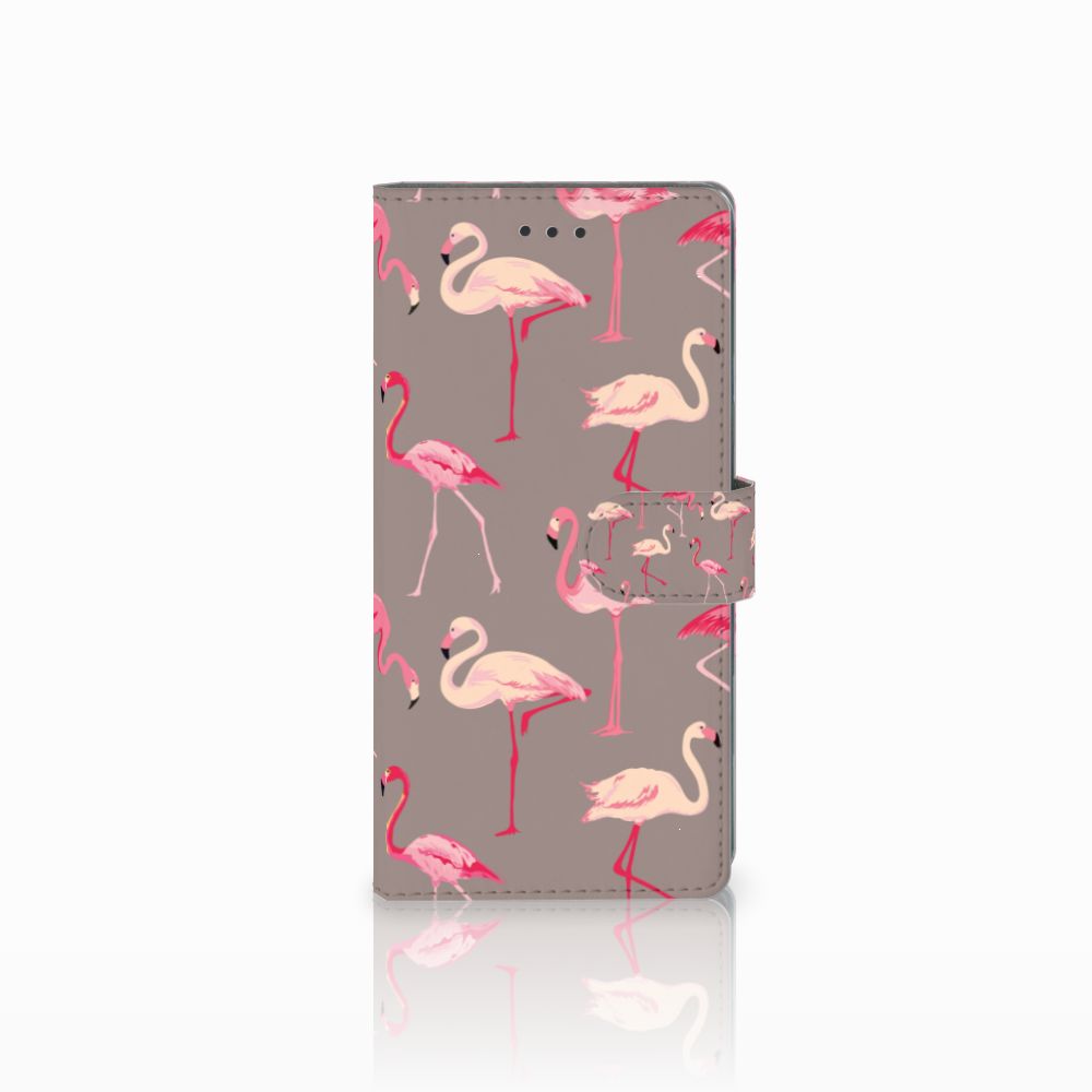 Samsung Galaxy Note 8 Telefoonhoesje met Pasjes Flamingo