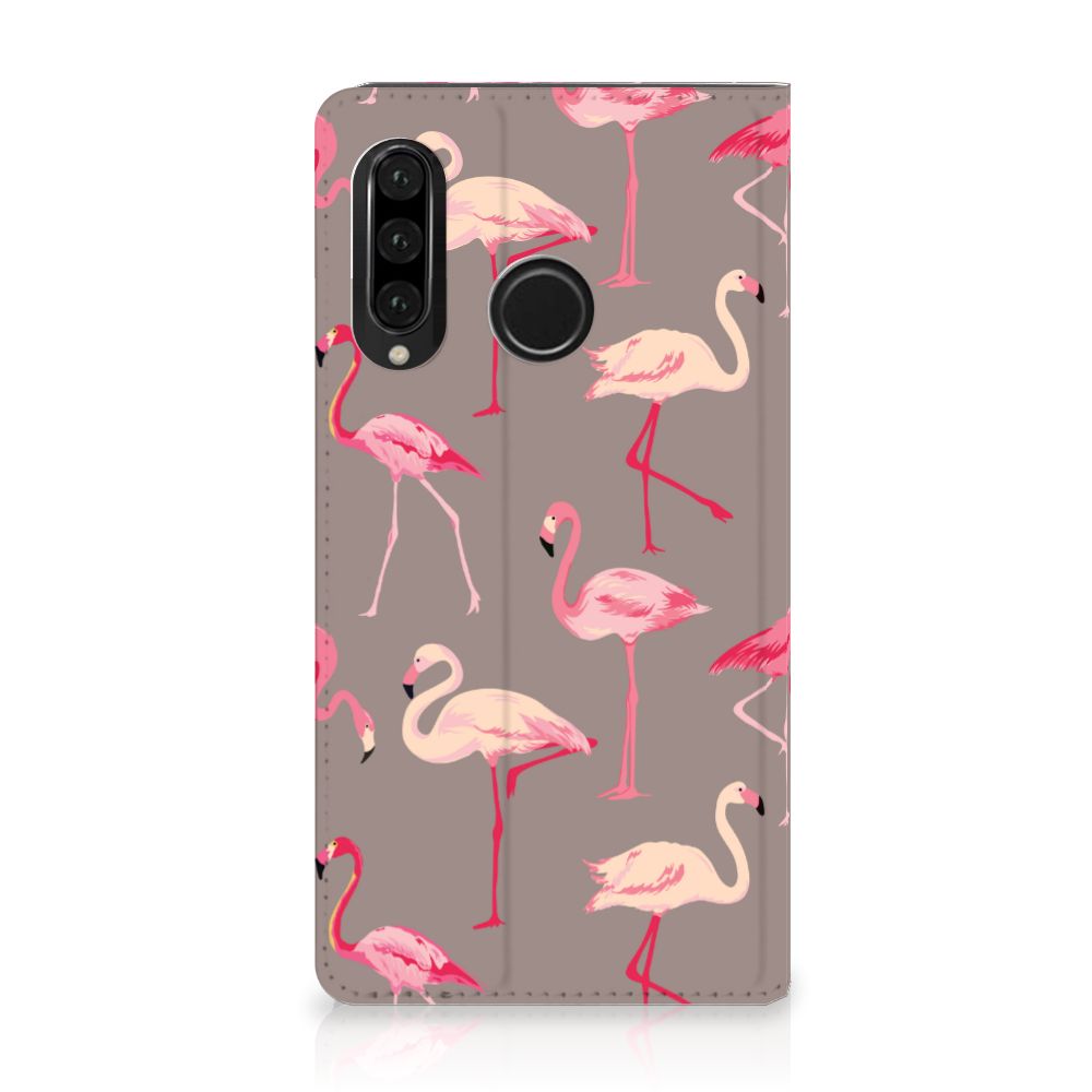 Huawei P30 Lite New Edition Hoesje maken Flamingo