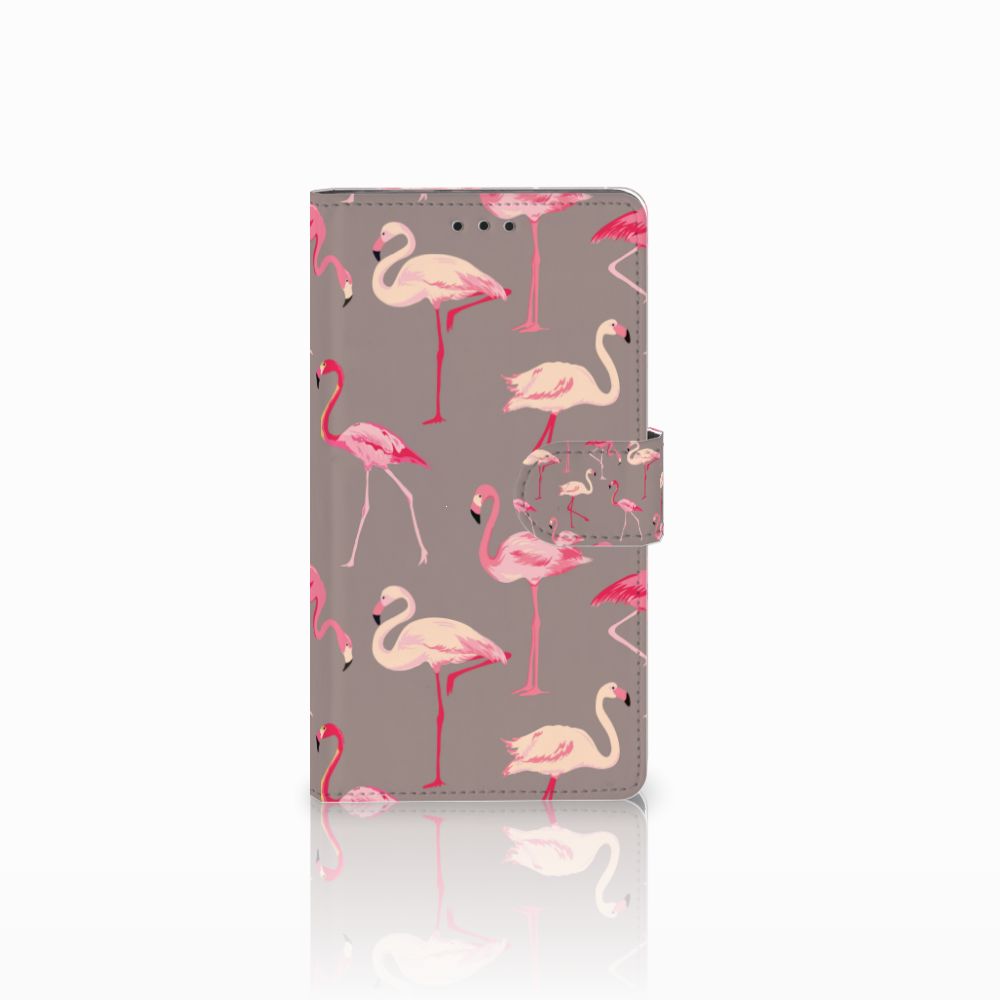 Sony Xperia L1 Telefoonhoesje met Pasjes Flamingo