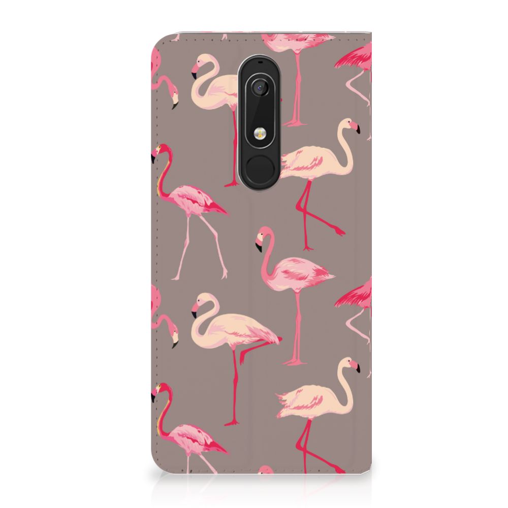 Nokia 5.1 (2018) Hoesje maken Flamingo