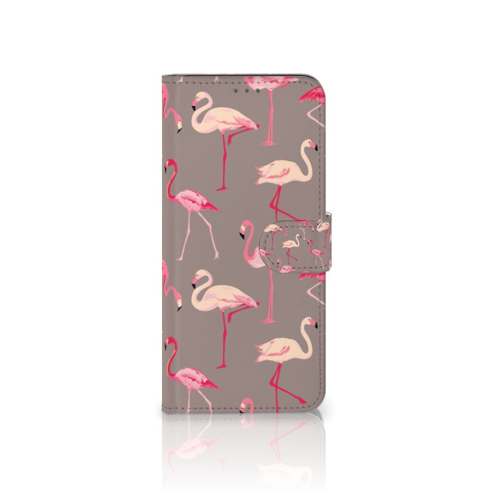 Samsung Galaxy S21 Plus Telefoonhoesje met Pasjes Flamingo
