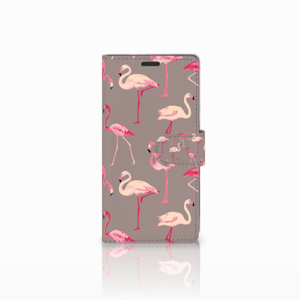 Sony Xperia Z3 Telefoonhoesje met Pasjes Flamingo