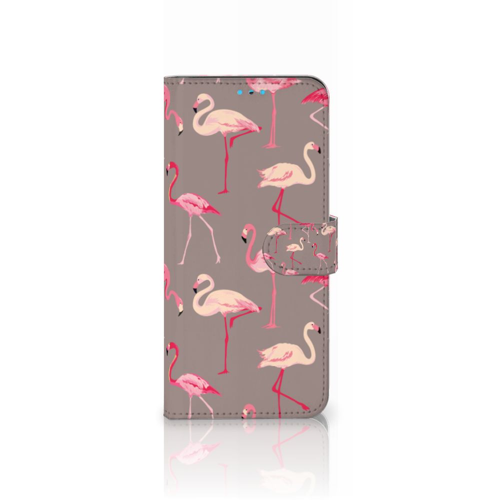 Xiaomi Redmi 10 Telefoonhoesje met Pasjes Flamingo