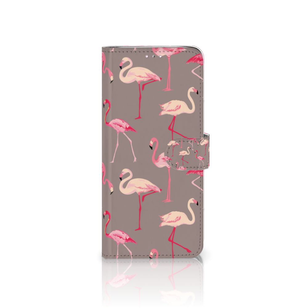Samsung Note 10 Lite Telefoonhoesje met Pasjes Flamingo