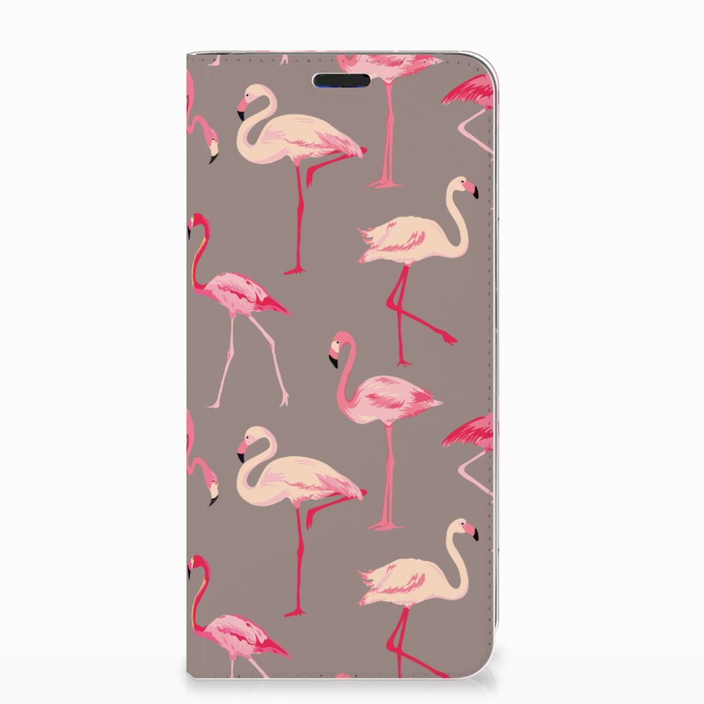 LG V40 Thinq Hoesje maken Flamingo