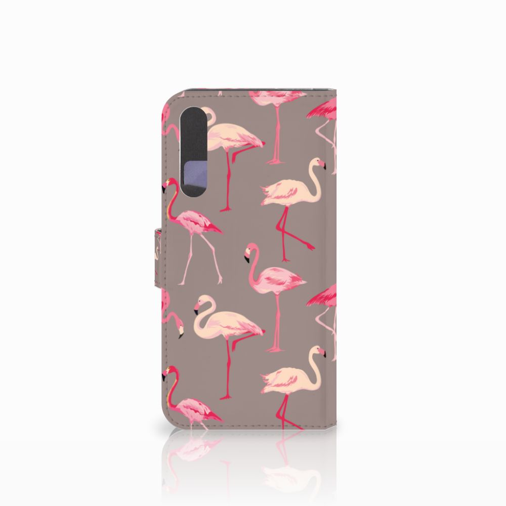 Huawei P20 Pro Telefoonhoesje met Pasjes Flamingo