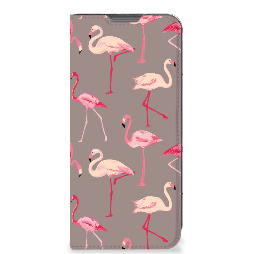 OPPO A77 5G | A57 5G Hoesje maken Flamingo