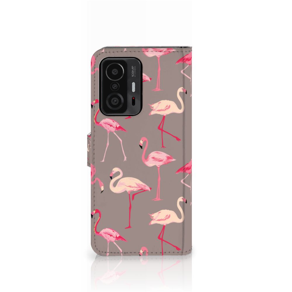 Xiaomi 11T | 11T Pro Telefoonhoesje met Pasjes Flamingo