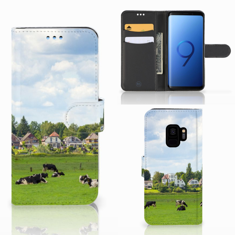 Samsung Galaxy S9 Telefoonhoesje met Pasjes Koeien