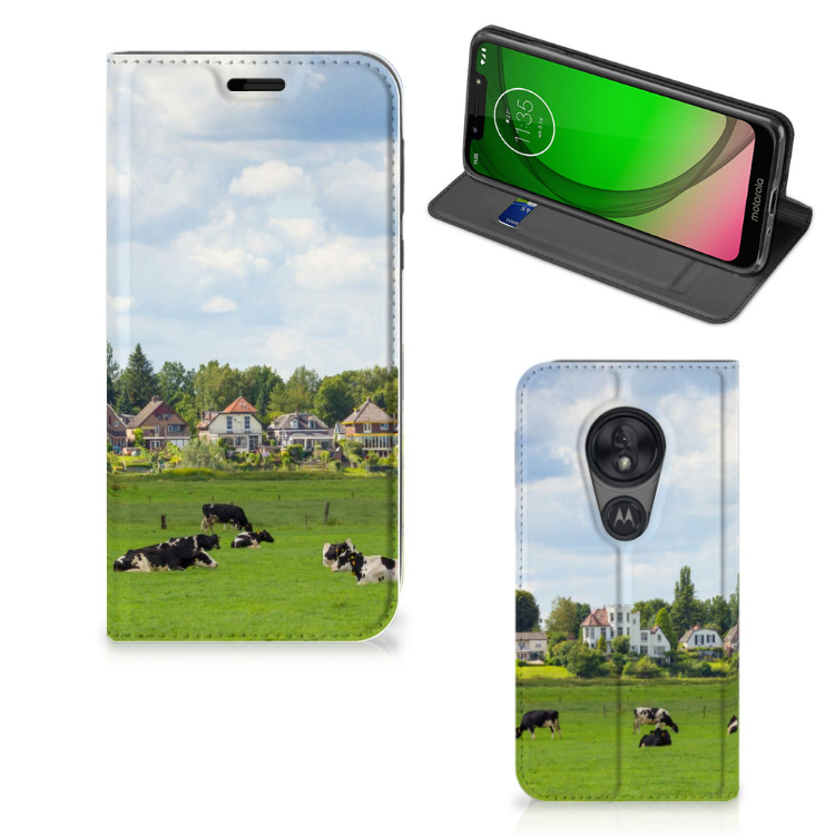 Motorola Moto G7 Play Hoesje maken Koeien