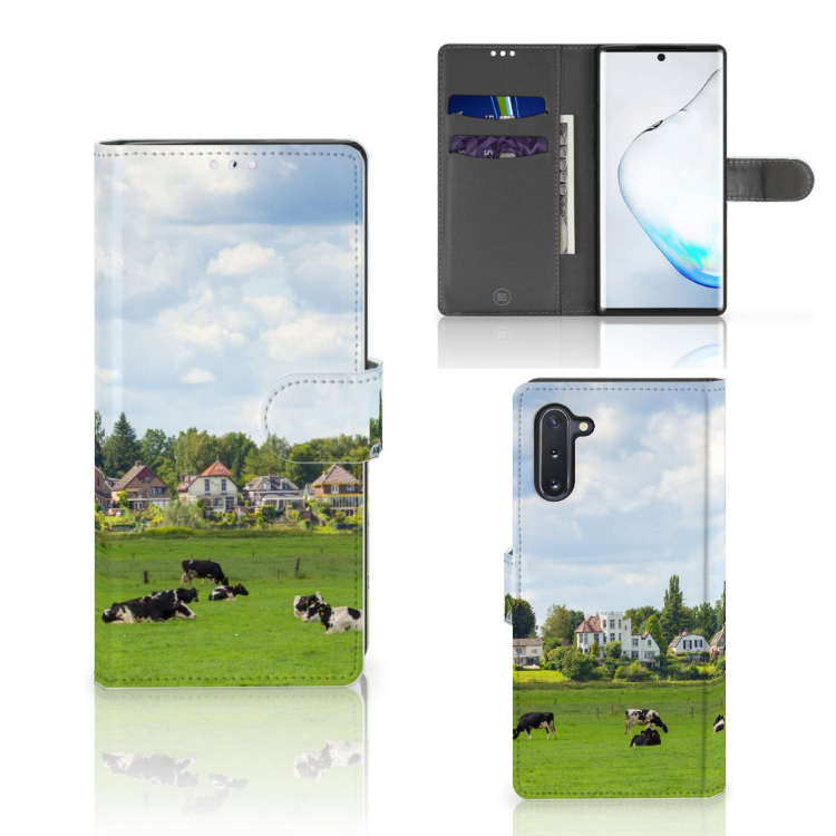 Samsung Galaxy Note 10 Telefoonhoesje met Pasjes Koeien