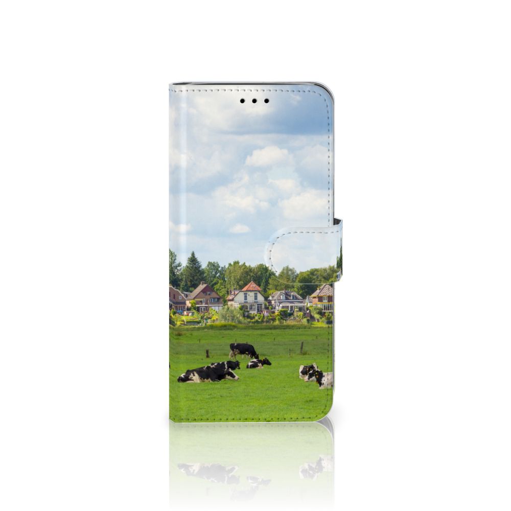Samsung Galaxy A6 2018 Telefoonhoesje met Pasjes Koeien