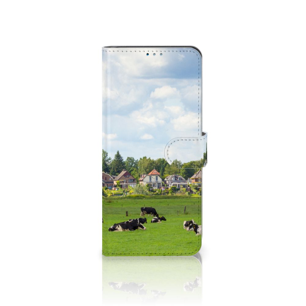 Motorola Moto G9 Plus Telefoonhoesje met Pasjes Koeien