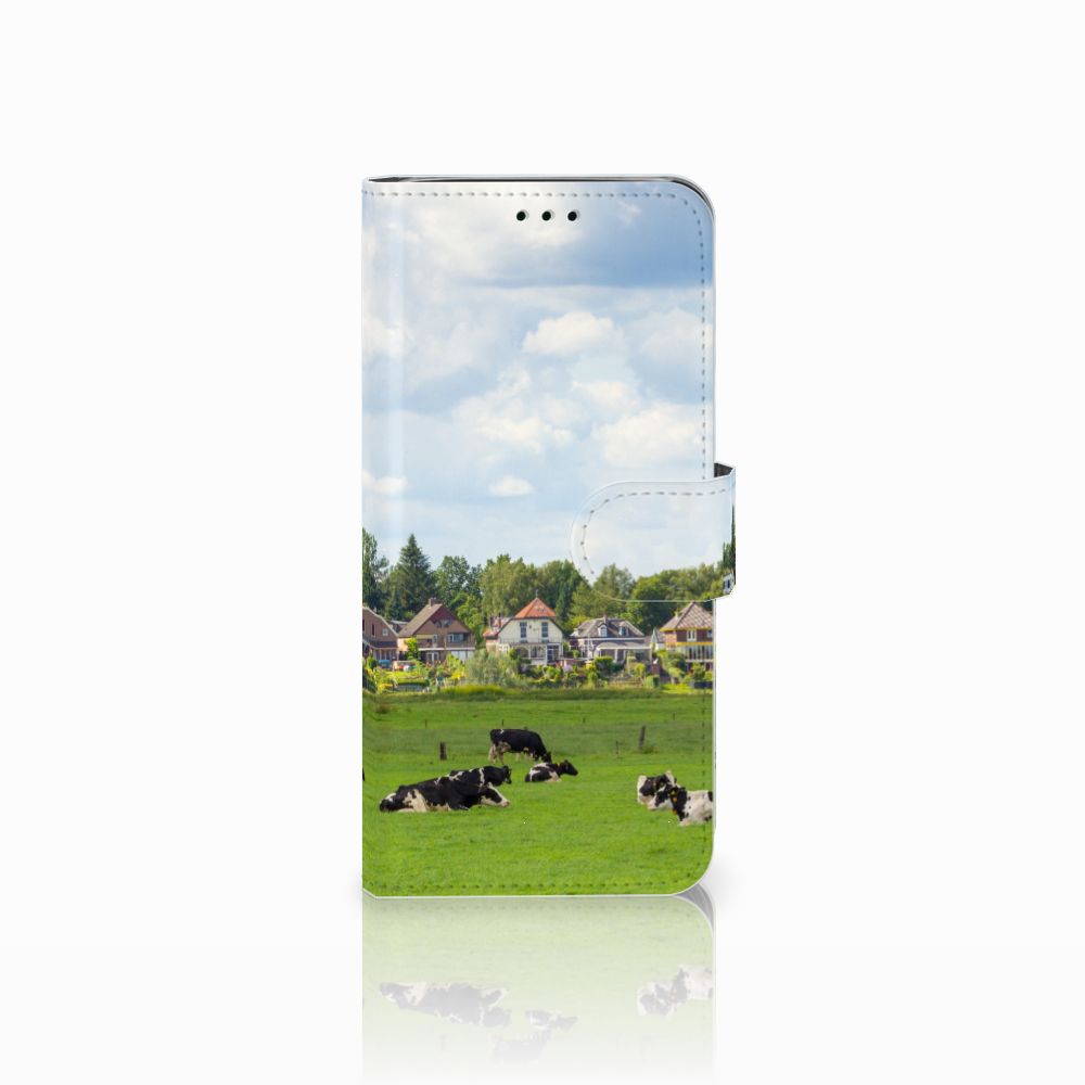 Samsung Galaxy J6 2018 Telefoonhoesje met Pasjes Koeien