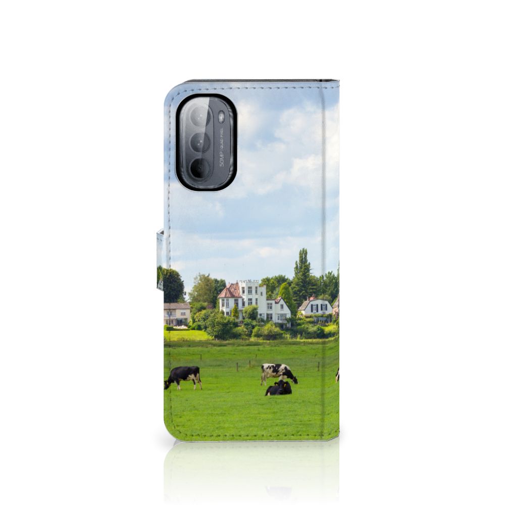 Motorola Moto G31 | G41 Telefoonhoesje met Pasjes Koeien