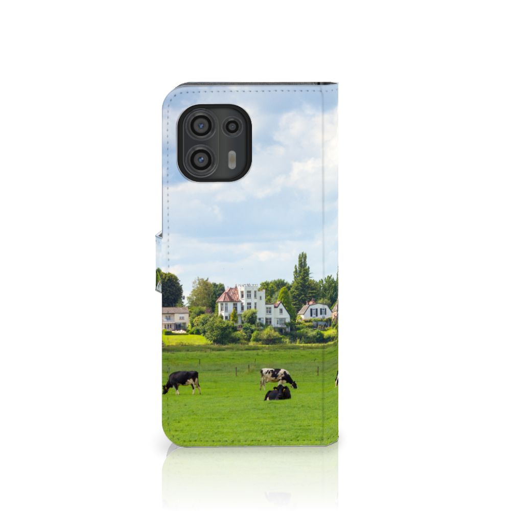Motorola Edge 20 Lite Telefoonhoesje met Pasjes Koeien
