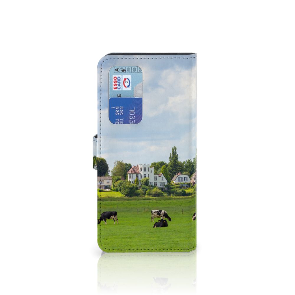 Huawei P40 Pro Telefoonhoesje met Pasjes Koeien