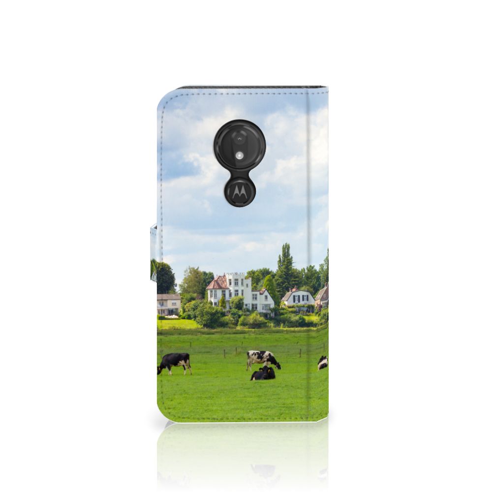Motorola Moto G7 Power Telefoonhoesje met Pasjes Koeien