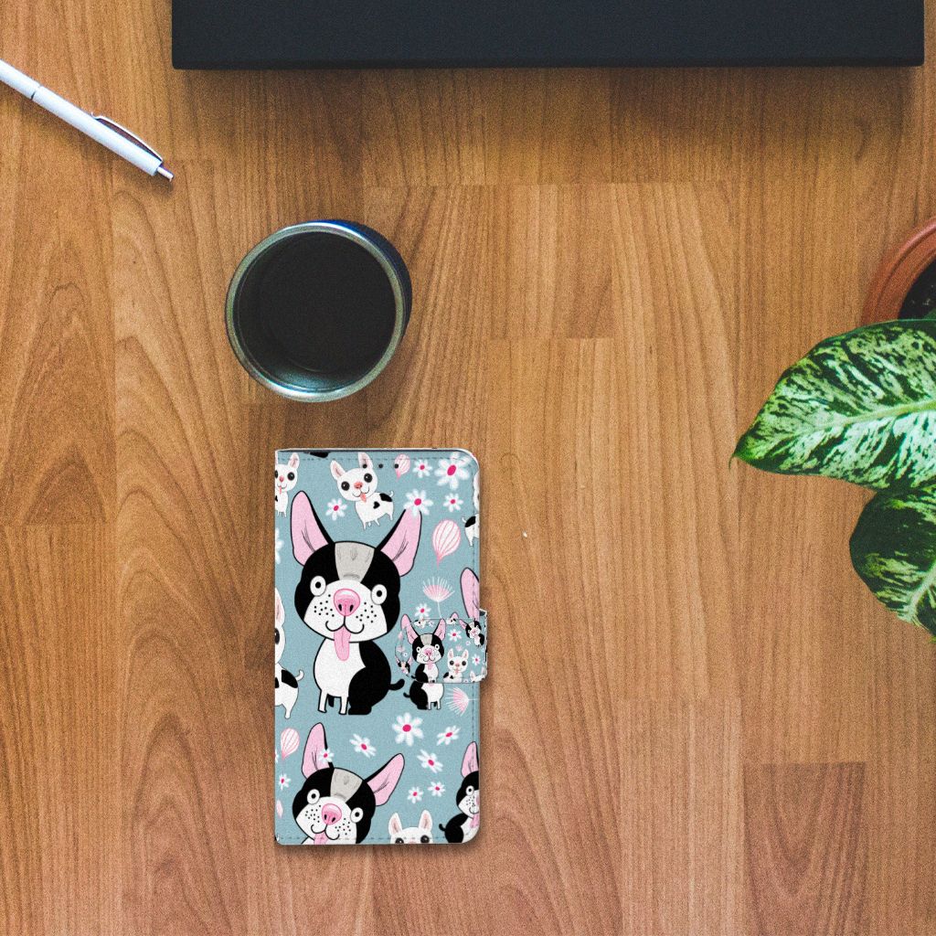 Xiaomi Mi Note 10 Pro Telefoonhoesje met Pasjes Hondjes