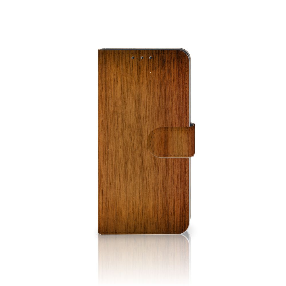 Nokia 2.3 Book Style Case Donker Hout