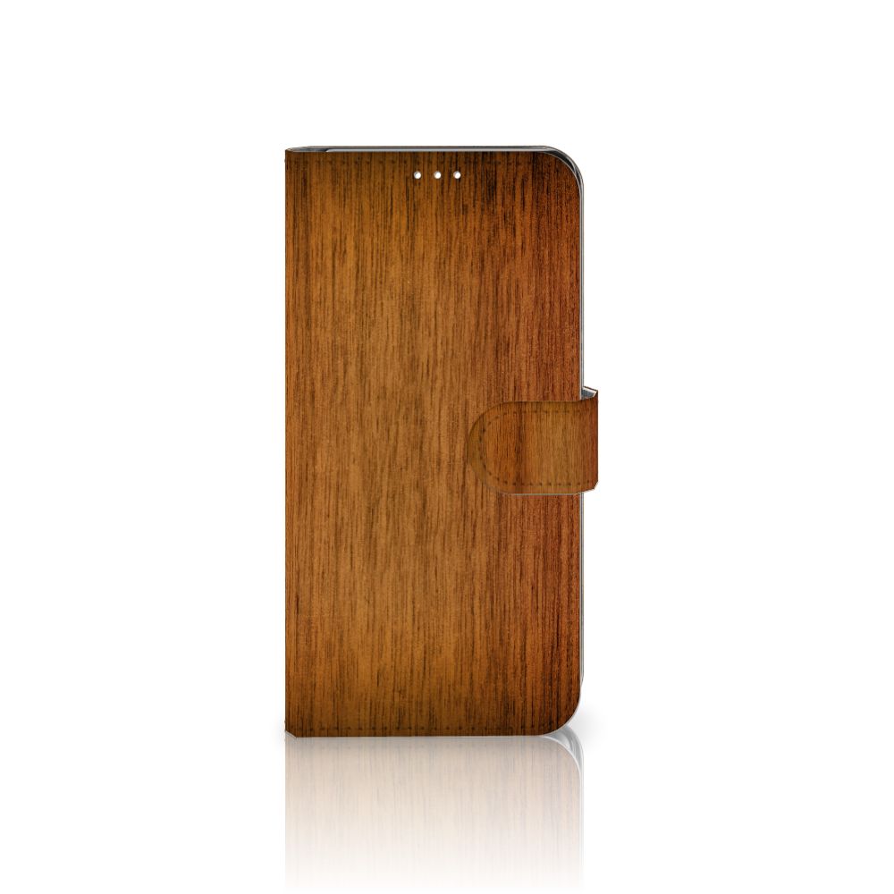 Huawei P30 Pro Book Style Case Donker Hout