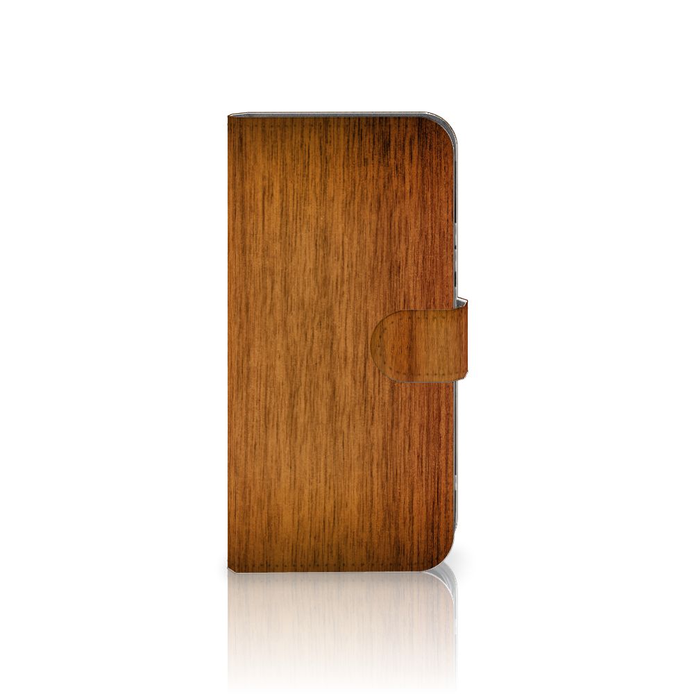 Samsung Galaxy S23 Plus Book Style Case Donker Hout