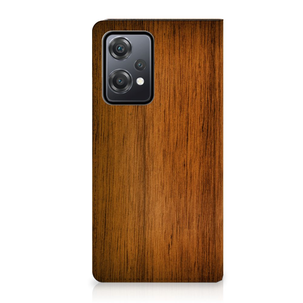 OnePlus Nord CE 2 Lite 5G Book Wallet Case Donker Hout