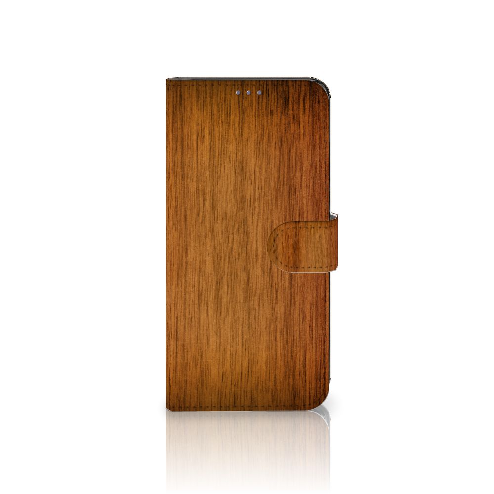 OnePlus 10 Pro Book Style Case Donker Hout