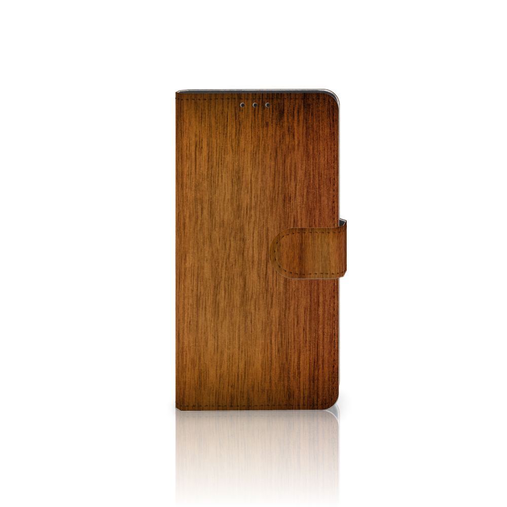 Samsung Xcover Pro Book Style Case Donker Hout