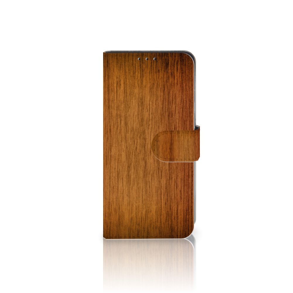 Honor 20 Book Style Case Donker Hout