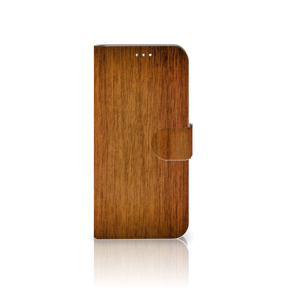 Samsung Galaxy S10 Plus Book Style Case Donker Hout
