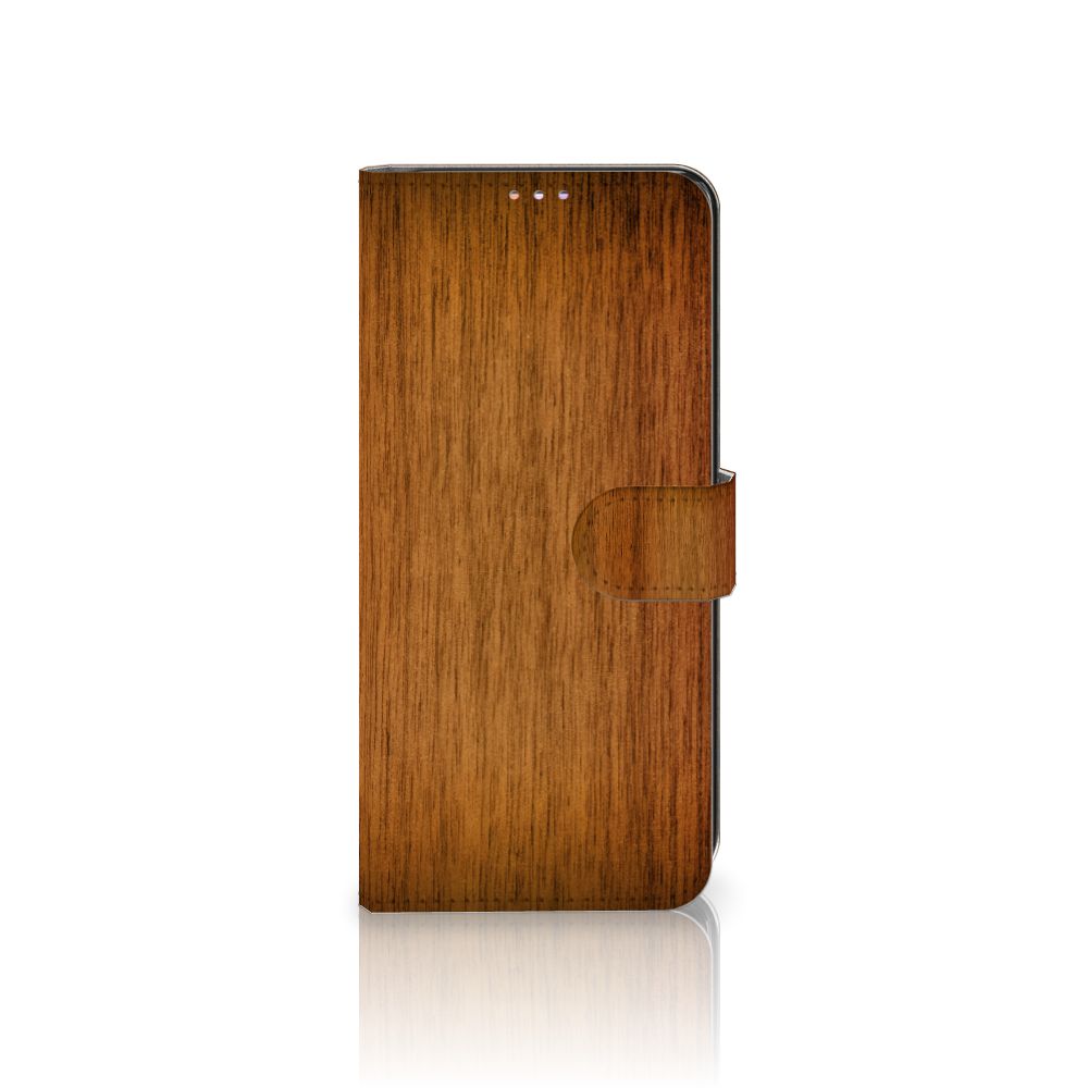 Samsung Galaxy M11 | A11 Book Style Case Donker Hout