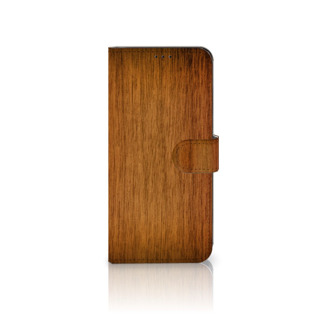 OPPO Find X5 Pro Book Style Case Donker Hout