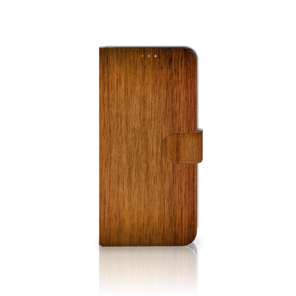 Poco F3 | Xiaomi Mi 11i Book Style Case Donker Hout