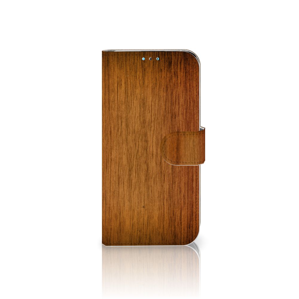 Huawei Y5 (2019) Book Style Case Donker Hout