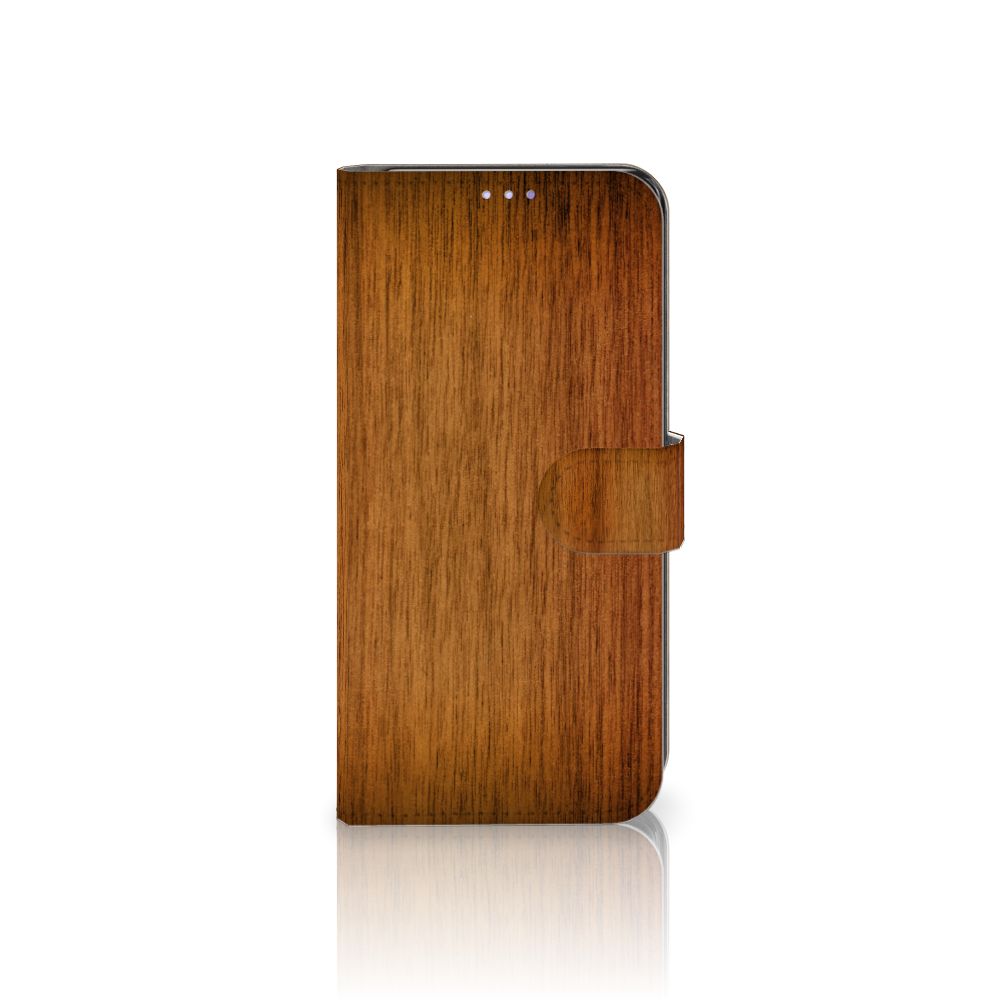 OPPO Find X3 Lite Book Style Case Donker Hout