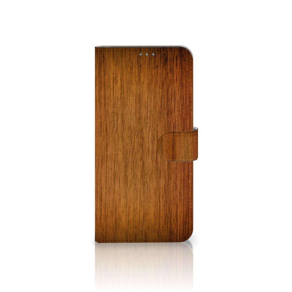 Nokia X10 | Nokia X20 Book Style Case Donker Hout