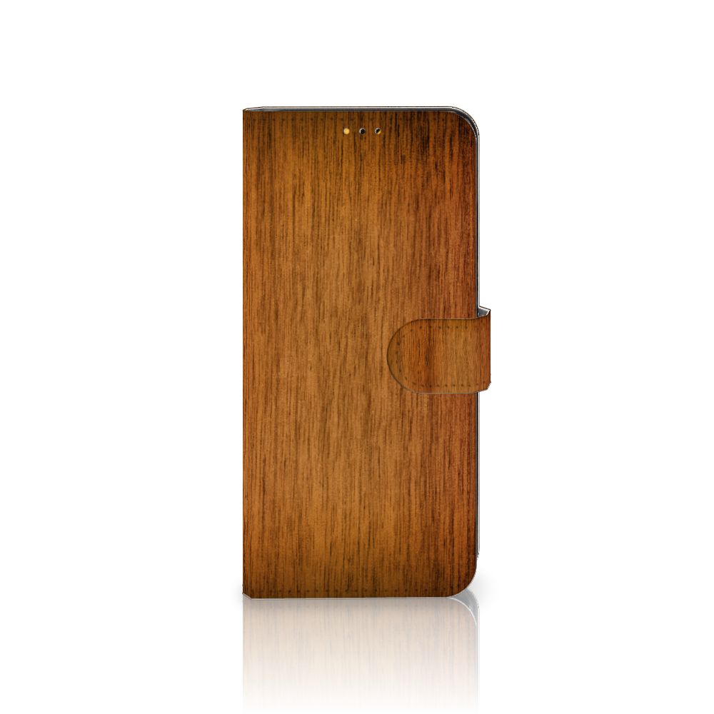 Samsung Galaxy A14 5G Book Style Case Donker Hout