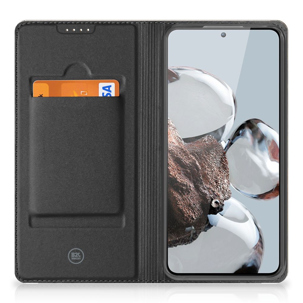 Xiaomi 12T | 12T Pro Book Wallet Case Donker Hout