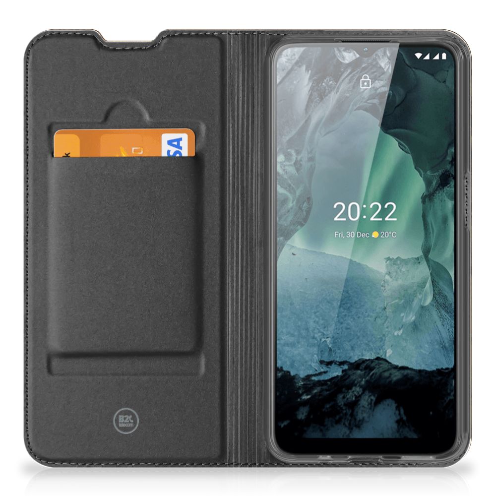 Nokia G11 | G21 Book Wallet Case Donker Hout