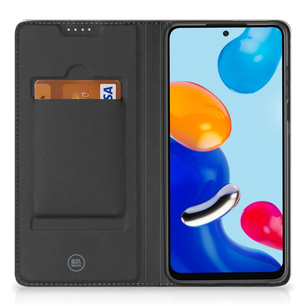 Xiaomi Redmi Note 11/11S Book Wallet Case Donker Hout